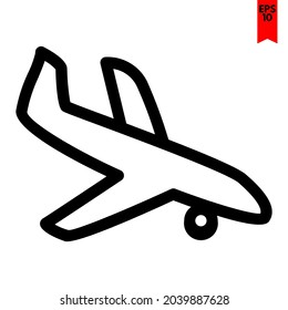 illustration of plane design icon