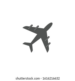 Illustration Plane Flat Icon Vector Graphic