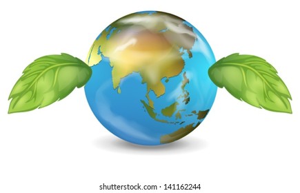 Illustration of the planet earth
