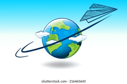 Illustration des Planeten Erde