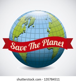 Illustration of planet earth, earth day, vector illustration