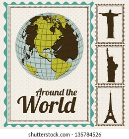 Illustration of planet earth, earth day, vector illustration