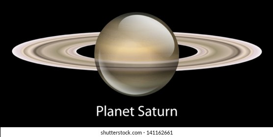 Illustration of the planet Saturn