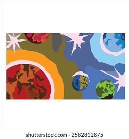  illustration of planets in the solar system