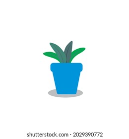 Illustration of a plant in a pot