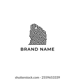 ILLUSTRATION PLANT ROOTS BLACK COLOR LOGO ICON ECO NATURE TEMPLATE SIMPLE DESIGN ELEMENT VECTOR