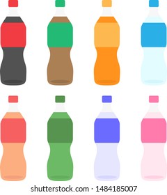 
Illustration of plastic bottle drink.
