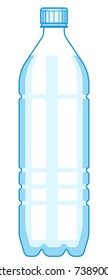 Illustration of the plastic bottle icon
