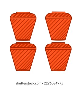 illustration of a plastic drink cup