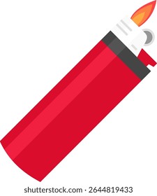 Illustration of a Plastic Pocket Lighter