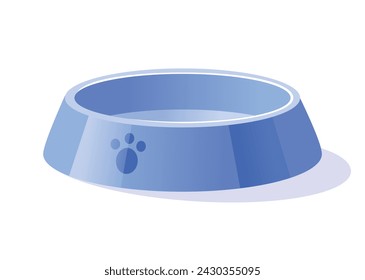 Illustration of a plate for cat food