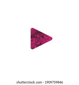 ILLUSTRATION PLAY BUTTON LOGO ICON DESIGN VECTOR TEMPLATE