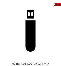 ilustración del icono de glifo de enchufe