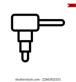 ilustración del icono de línea de conexión
