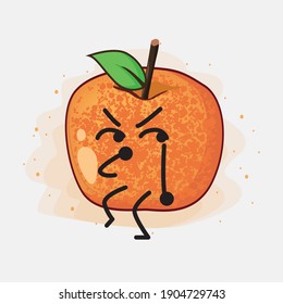 An illustration of Pluot Fruit Vector Character