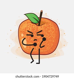An illustration of Pluot Fruit Vector Character