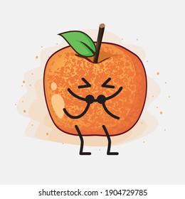 Eine Illustration des Pluot Fruit Vector Zeichens