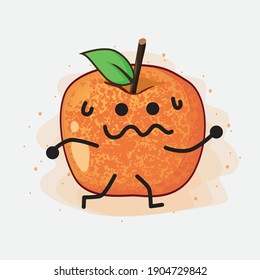 Eine Illustration des Pluot Fruit Vector Zeichens