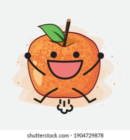 Eine Illustration des Pluot Fruit Vector Zeichens