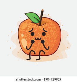 Eine Illustration des Pluot Fruit Vector Zeichens