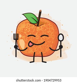 An illustration of Pluot Fruit Vector Character