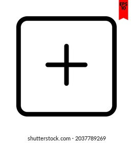 illustration of plus design icon