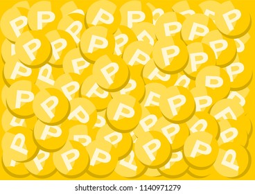 Illustration of point and coin 