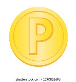 Illustration of point coin.