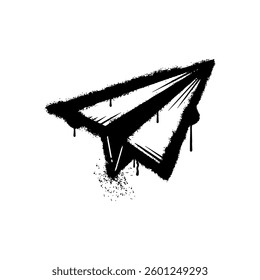 Illustration of a pointing hand sprayed with graffiti art