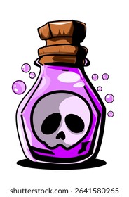 illustration of a poisoned perfume