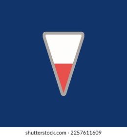 Illustration of Poland flag Template