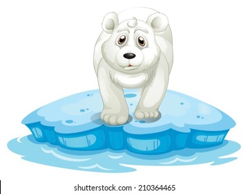 Illustration of a polar bear