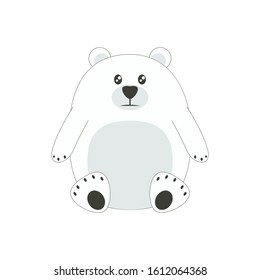 Illustration of Polar Bear vector, international Polar Bear day