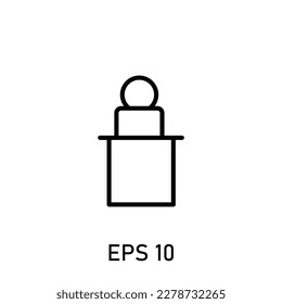 illustration of police stroke eps 10