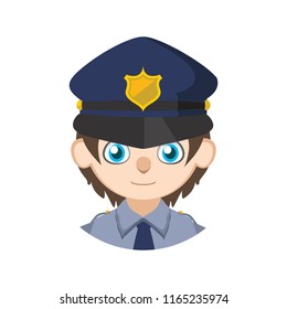 Illustration of a policeman