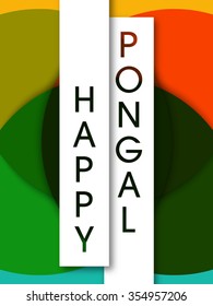 Illustration of Pongal festival.