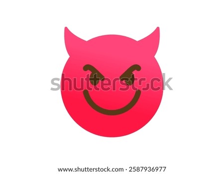 Illustration of an Popular Devil Emoji