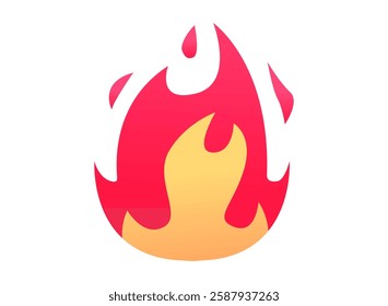 Illustration of an Popular Fire Emoji