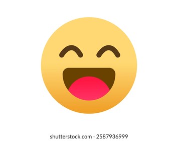 Illustration of an Popular Laugh Emoji