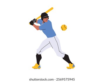 Illustration of an Popular Sports Baseball Illustration