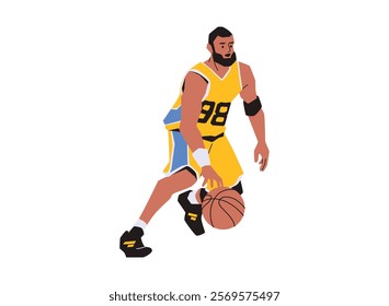 Illustration of an Popular Sports Basketball Illustration