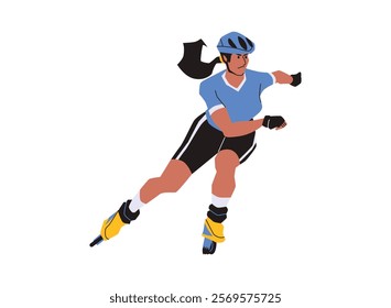 Illustration of an Popular Sports Roller Skate Illustration