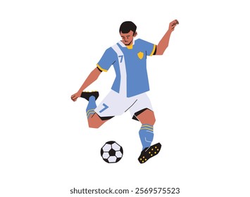 Illustration of an Popular Sports Soccer Illustration