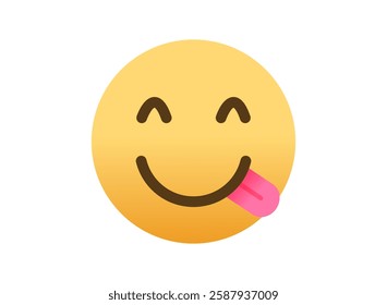 Illustration of an Popular Tongue Emoji