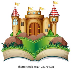 Scene Princess Tower Illustration Stock Vector (Royalty Free) 789618463 ...