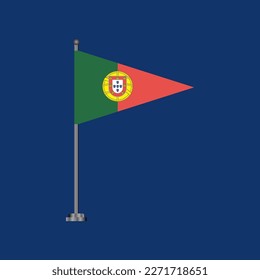 Illustration of Portugal flag Template