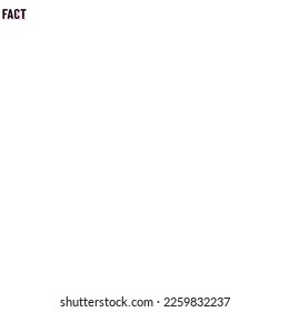 Illustration for Post Truth Concept. Fact and Fake. Vector File