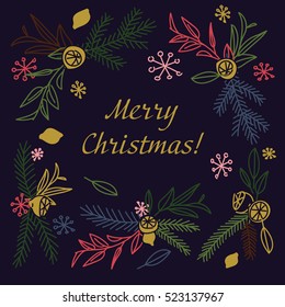 The illustration of postcards