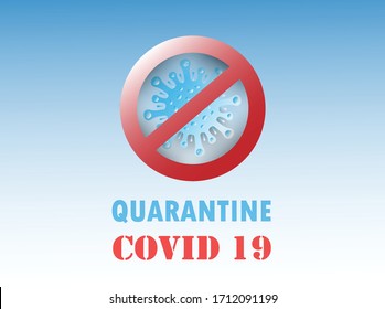 Illustration poster. Background with Coronavirus Covid-19 . horizontal banner, poster, header for website.Concept of dangerous Covid-19 pandemic poster. Vector design.