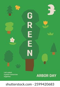 Illustration Poster Design for Arbor Day